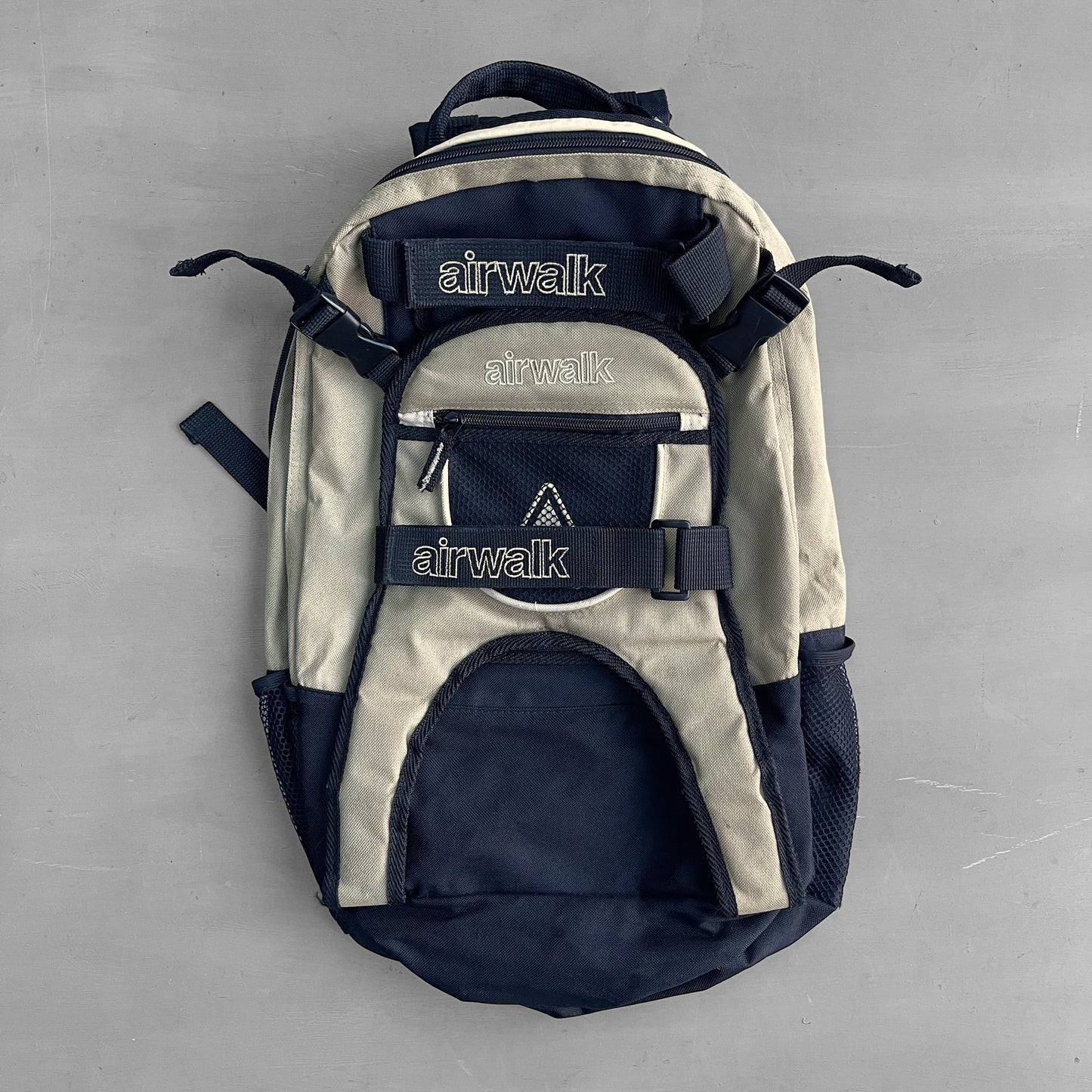 1990s Airwalk large technical ruck sack bag