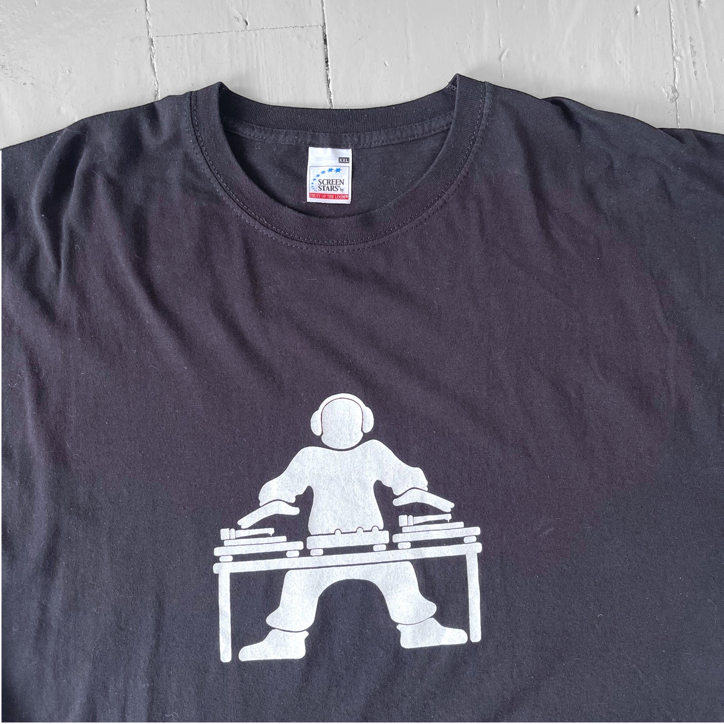 2000s DJ stickman T-shirt (XL)