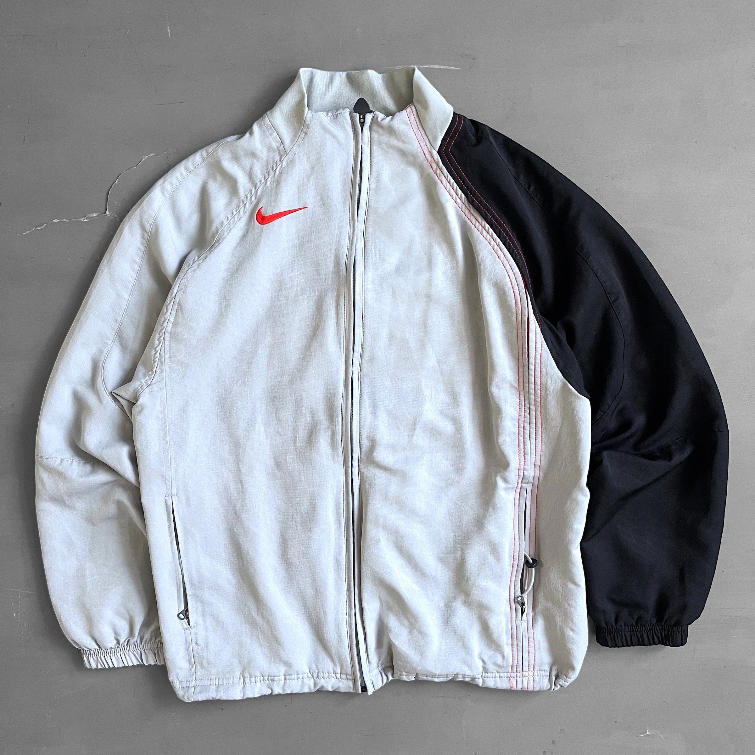 トップス 00s-10s NIKE Track Jacket Vtg 2000s NIKE Mens Sportswear Taped Poly Track Zip-Up