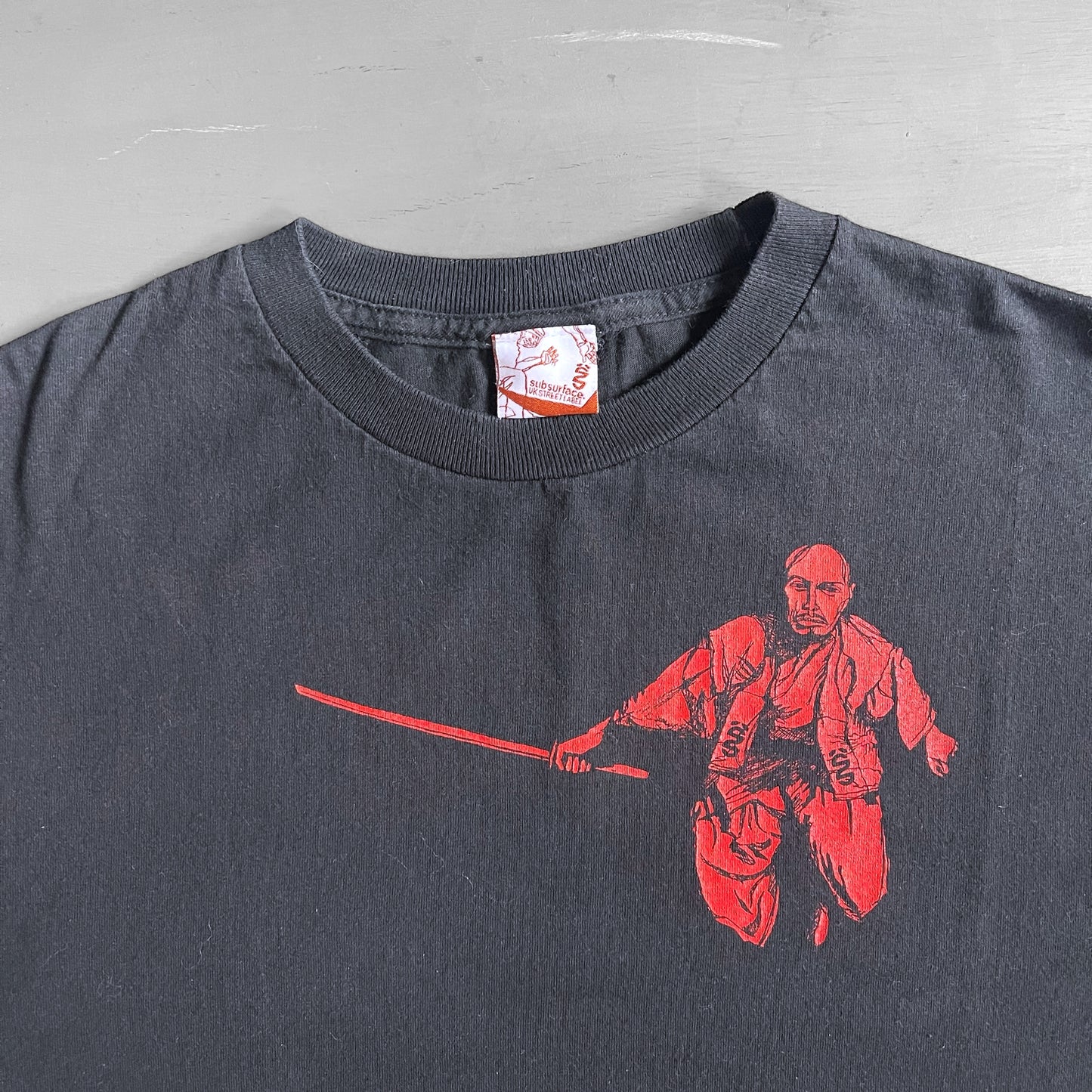 Early 2000s subware samurai T-shirt (M)