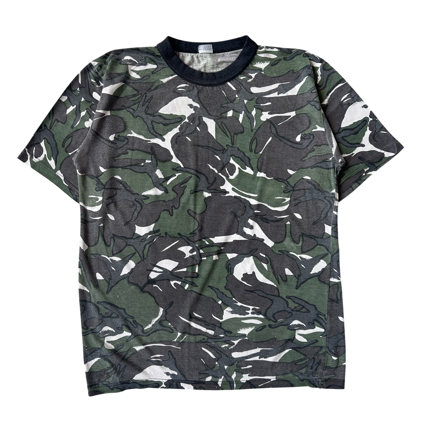 1990s Camo forest T-shirt (L)