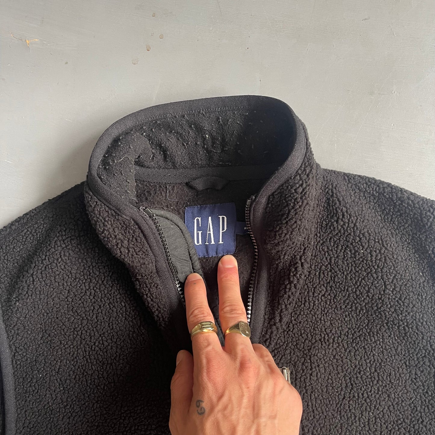 1990s GAP fleece gilet (L)