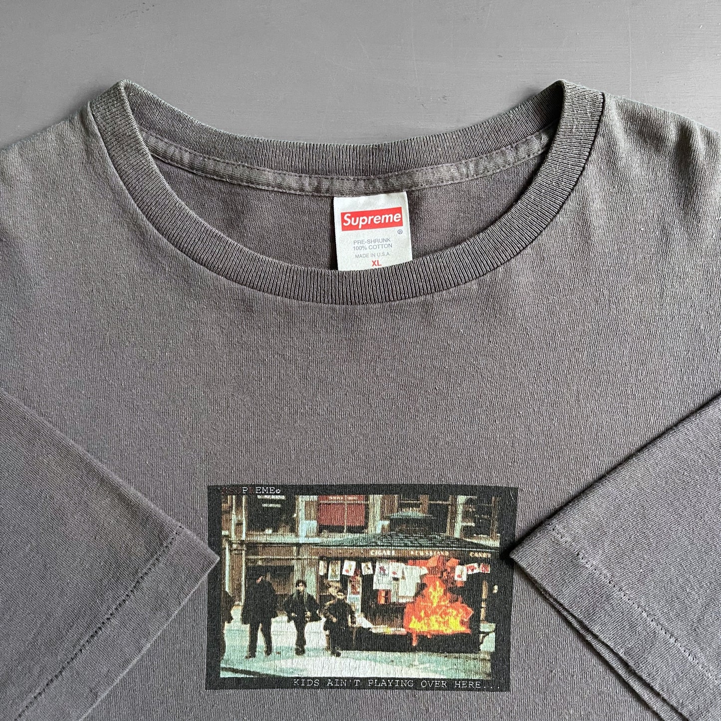 1999 Supreme x SSUR kids ain’t playin’ T-shirt (L/XL)