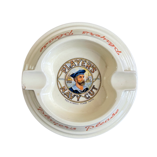 1990s Players Choice navy cut ash tray