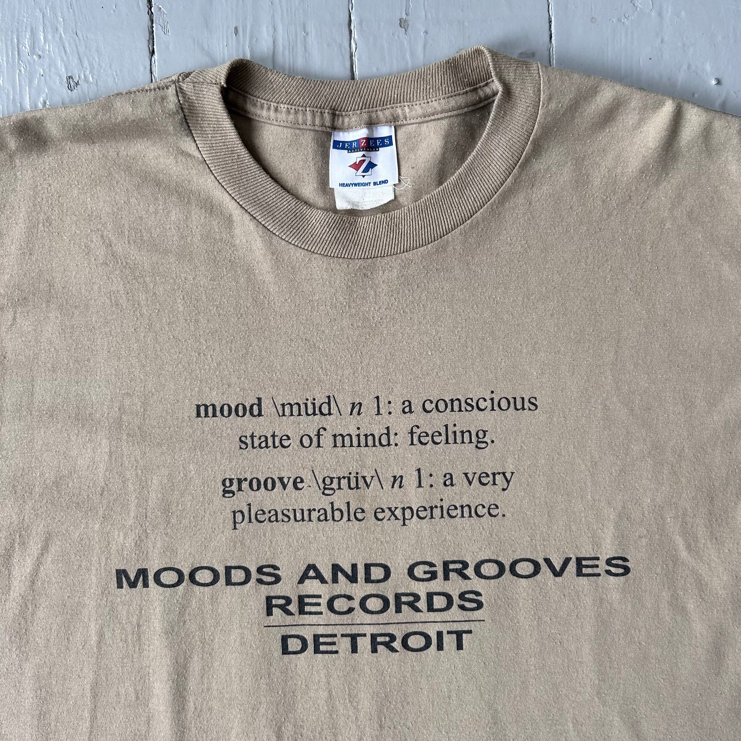 1990s Mood & Grooves records T-shirt (L)