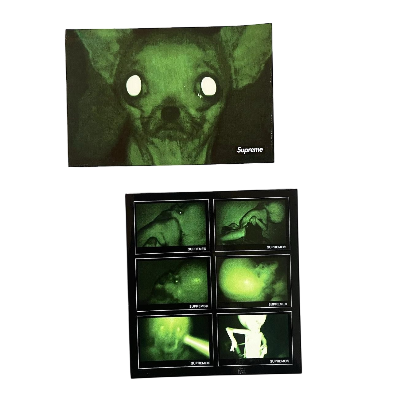 2018 Supreme x Chris Cunningham x Aphex twin stickers