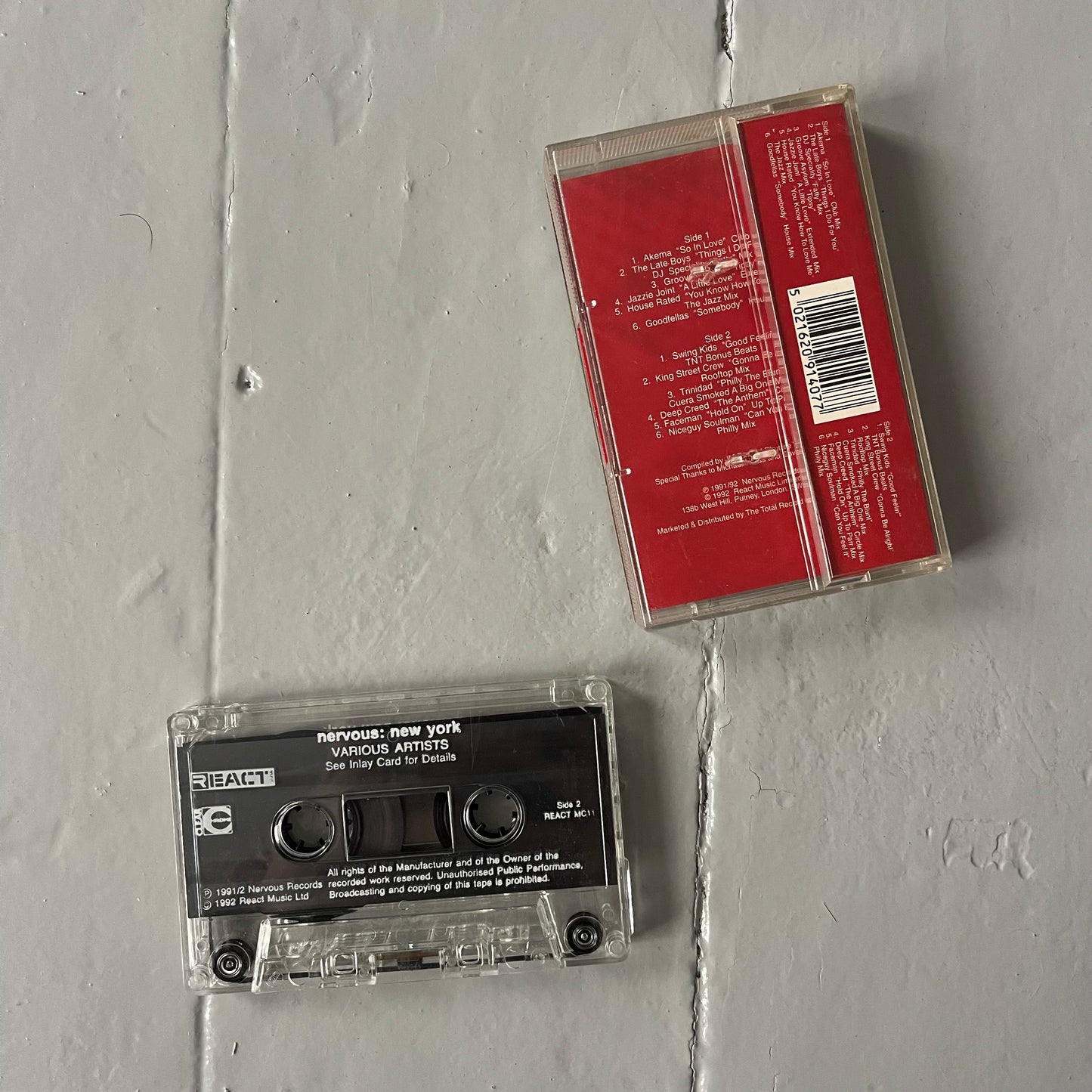 1991 Nervous Records cassette
