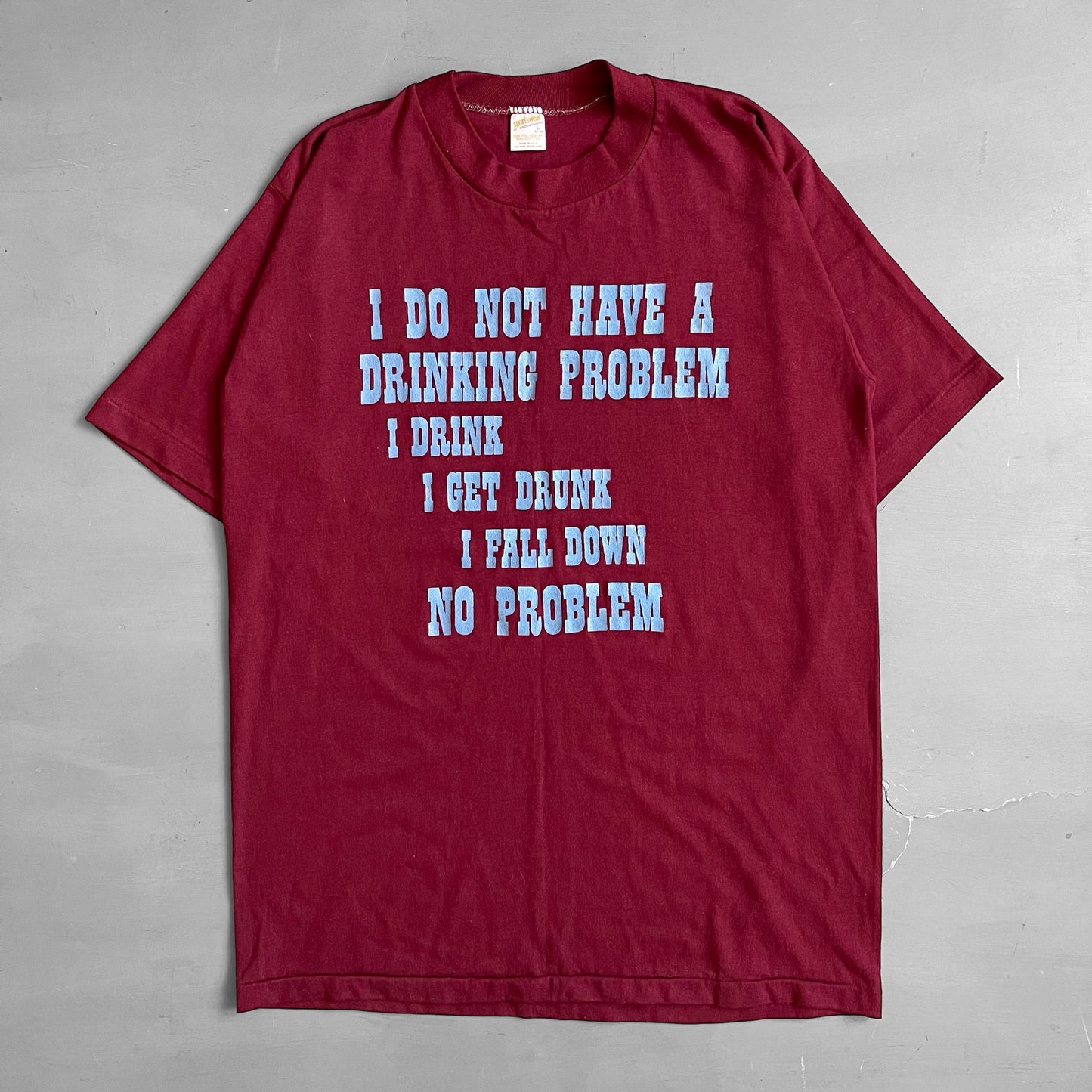 1990s DRINKING PROBLEM T-shirt (M)