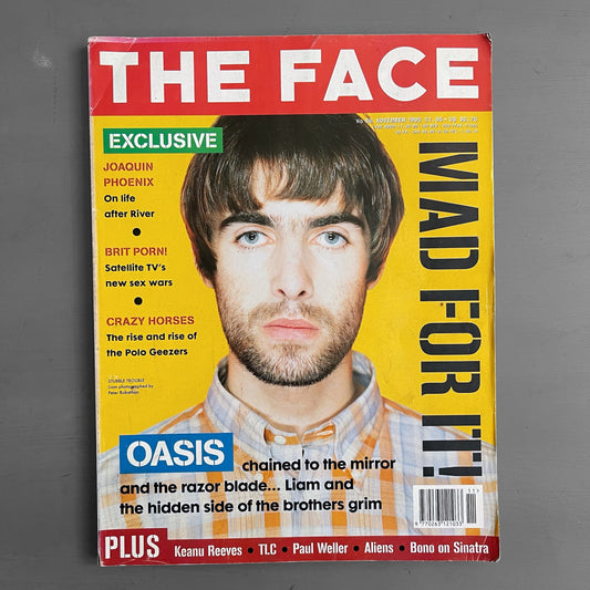 November 1995 The Face Magazine Oasis / Liam Gallagher edition