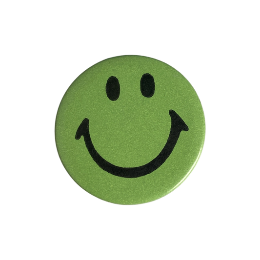 1971 Smiley pin badge