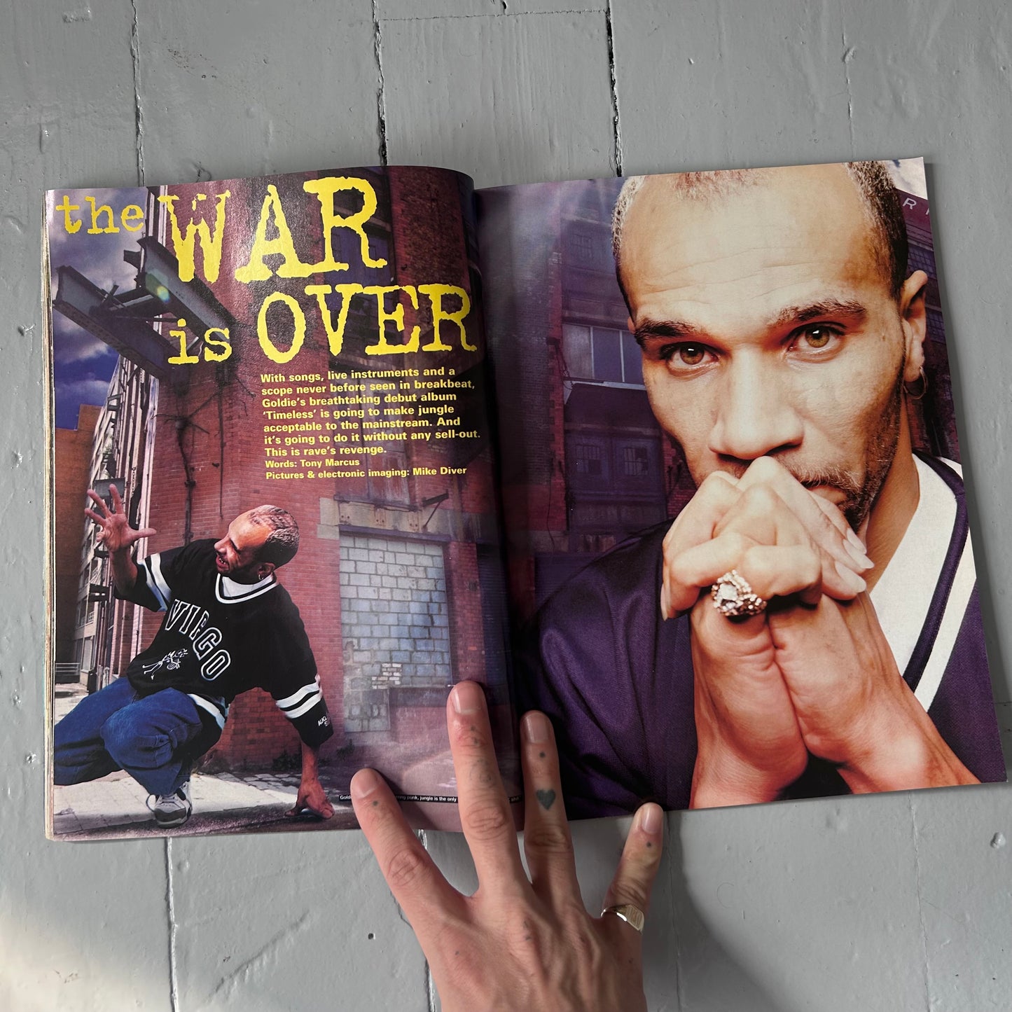1995 Goldie original junglist Mixmag magazine