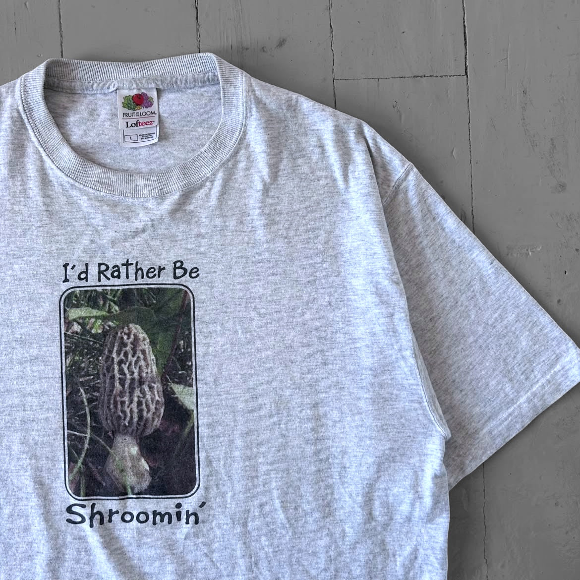 2000s I’d rather be Shroomin’ T-shirt (L)