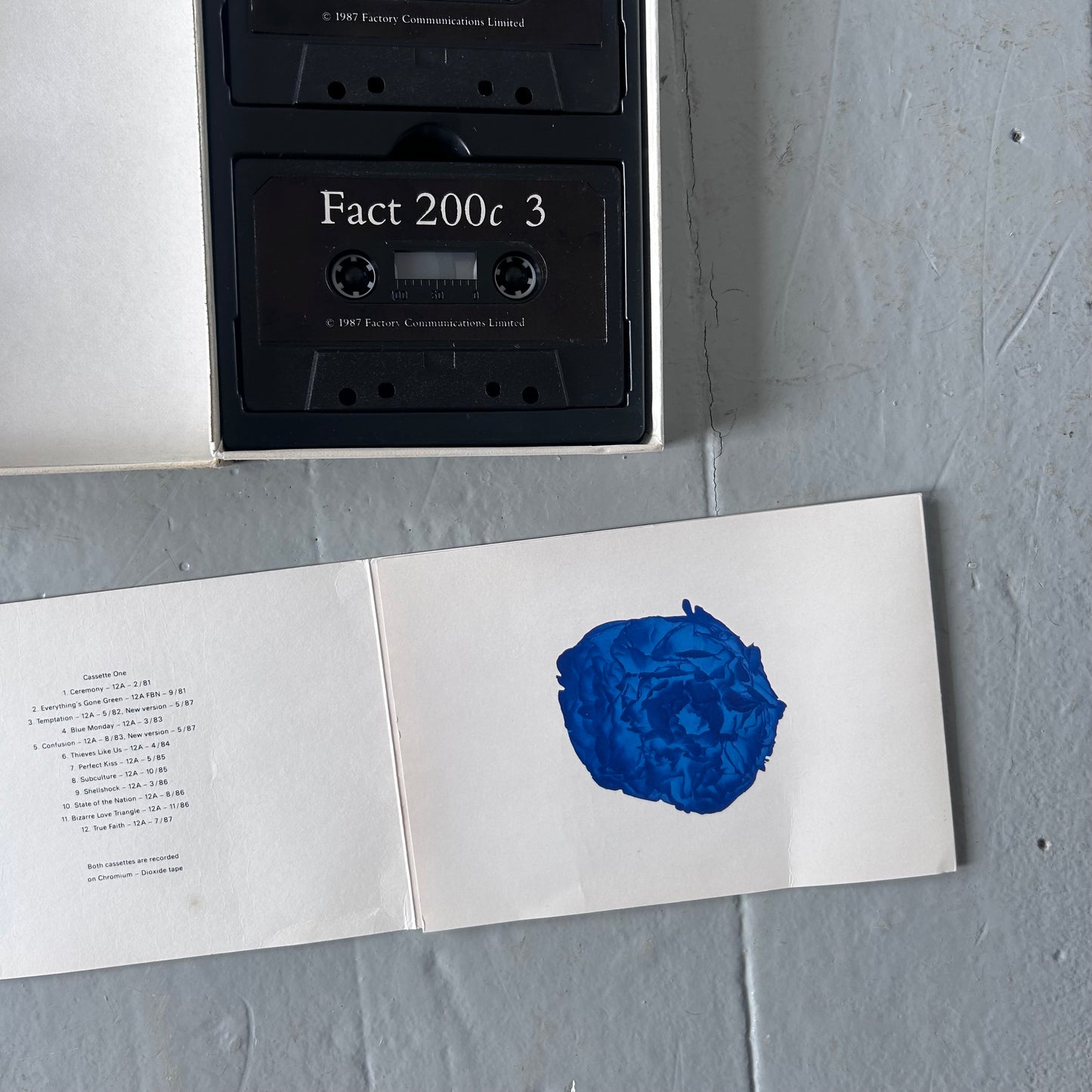 1987 New Order cassettes box set