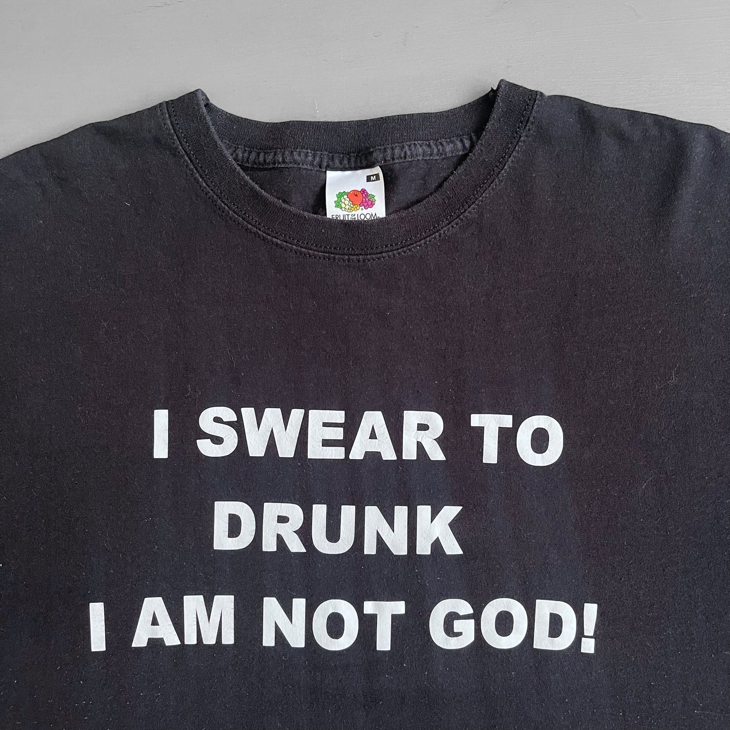 2000s I swear to drink I’m not god T-shirt (M)