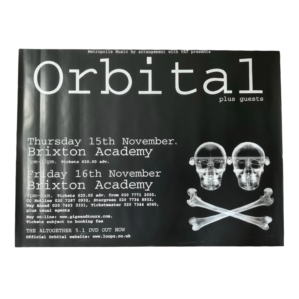 2001 Orbital poster