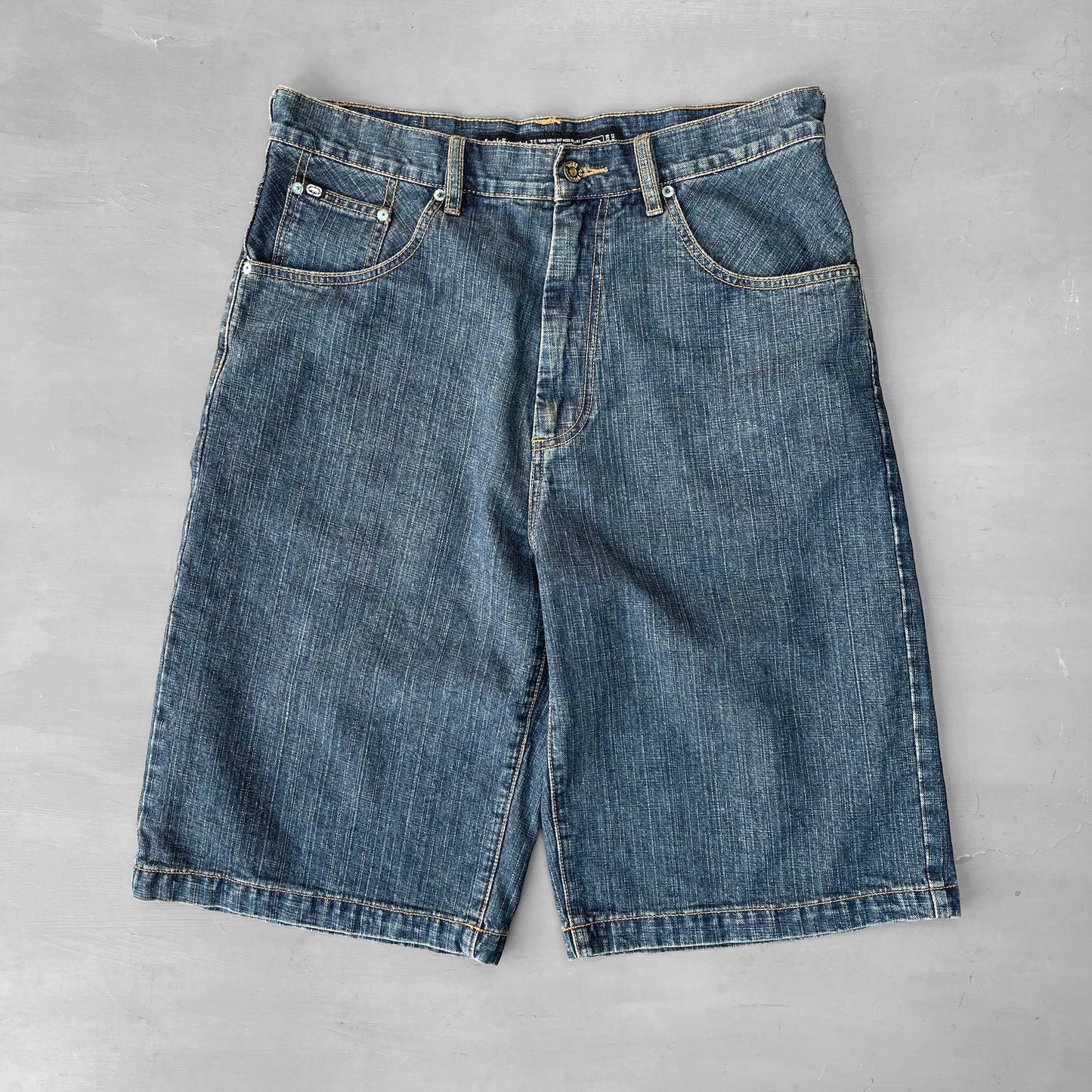 Early 2000s ECKO UNLTD baggy denim shorts (34 waist)