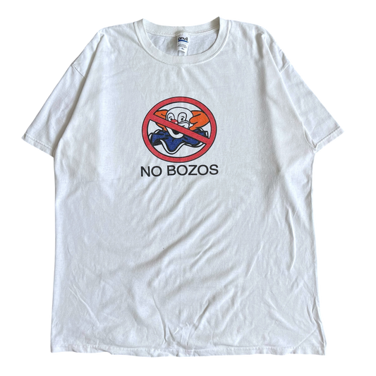 Early 2000s No Bozos clown T-shirt (XL)
