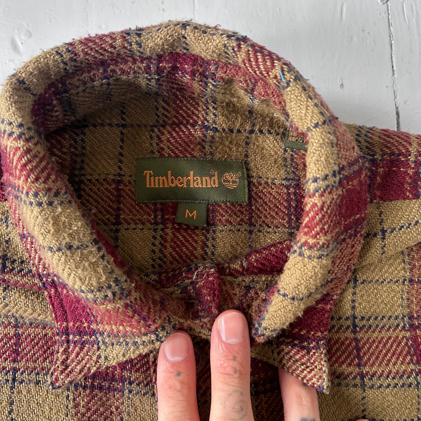 1990s Timberland flannel shirt (L/XL)
