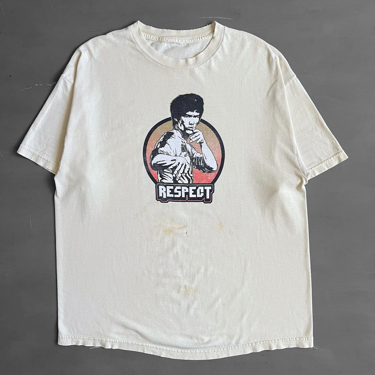 1990s Bruce Lee respect T-shirt (XL)