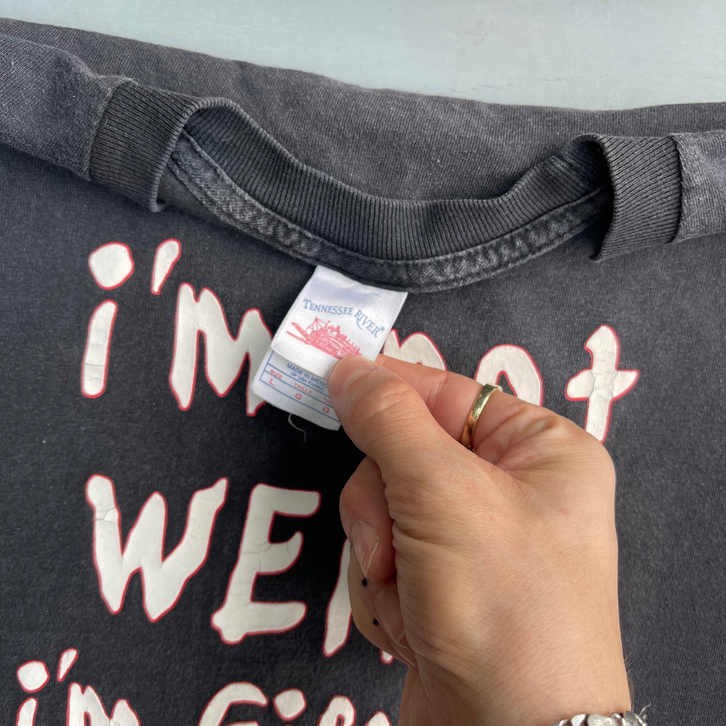 1990s I’m not weird I’m gifted T-Shirt (L)