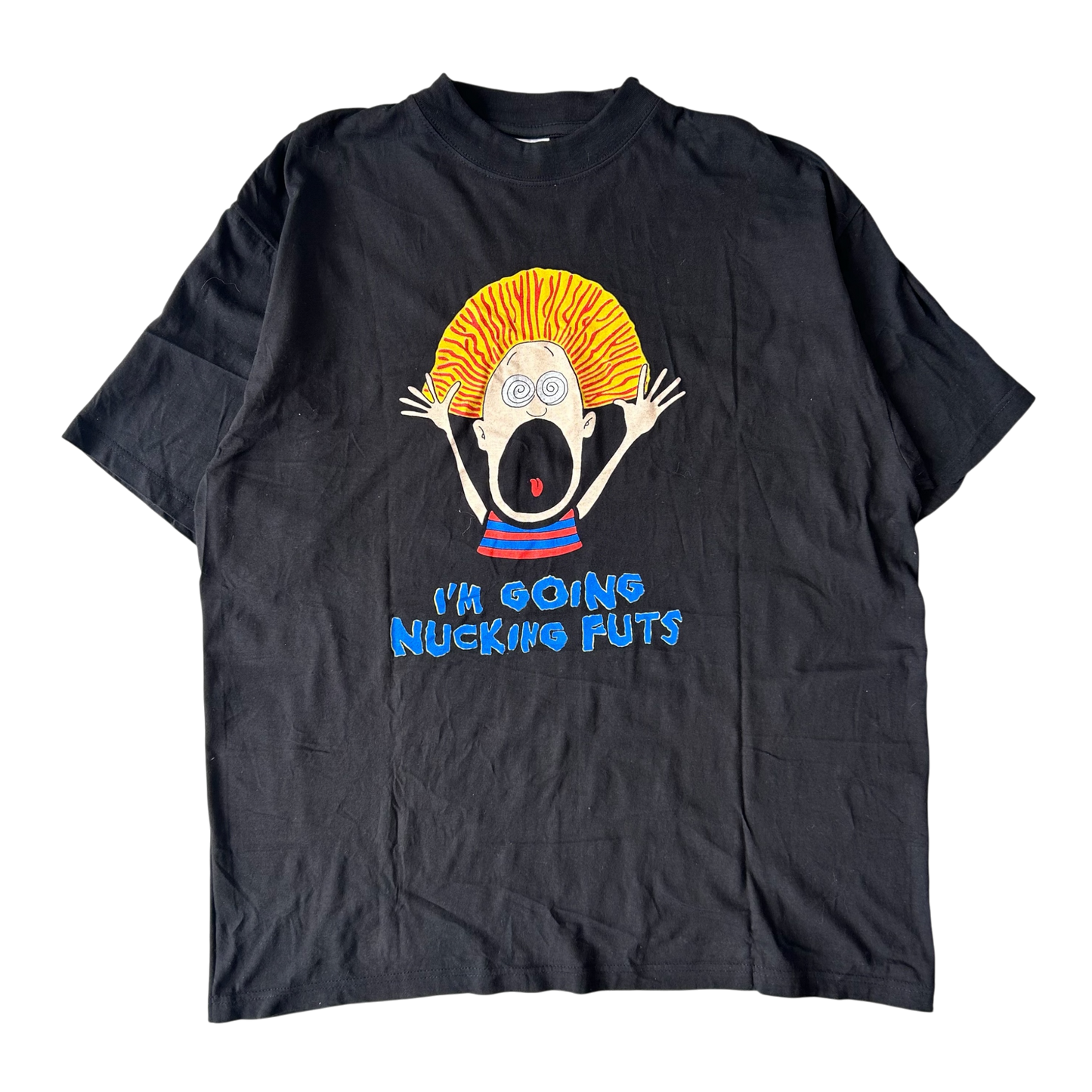 1990s im going nucking futs T-shirt (XL)