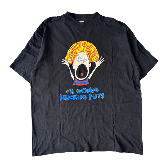 1990s im going nucking futs T-shirt (XL)