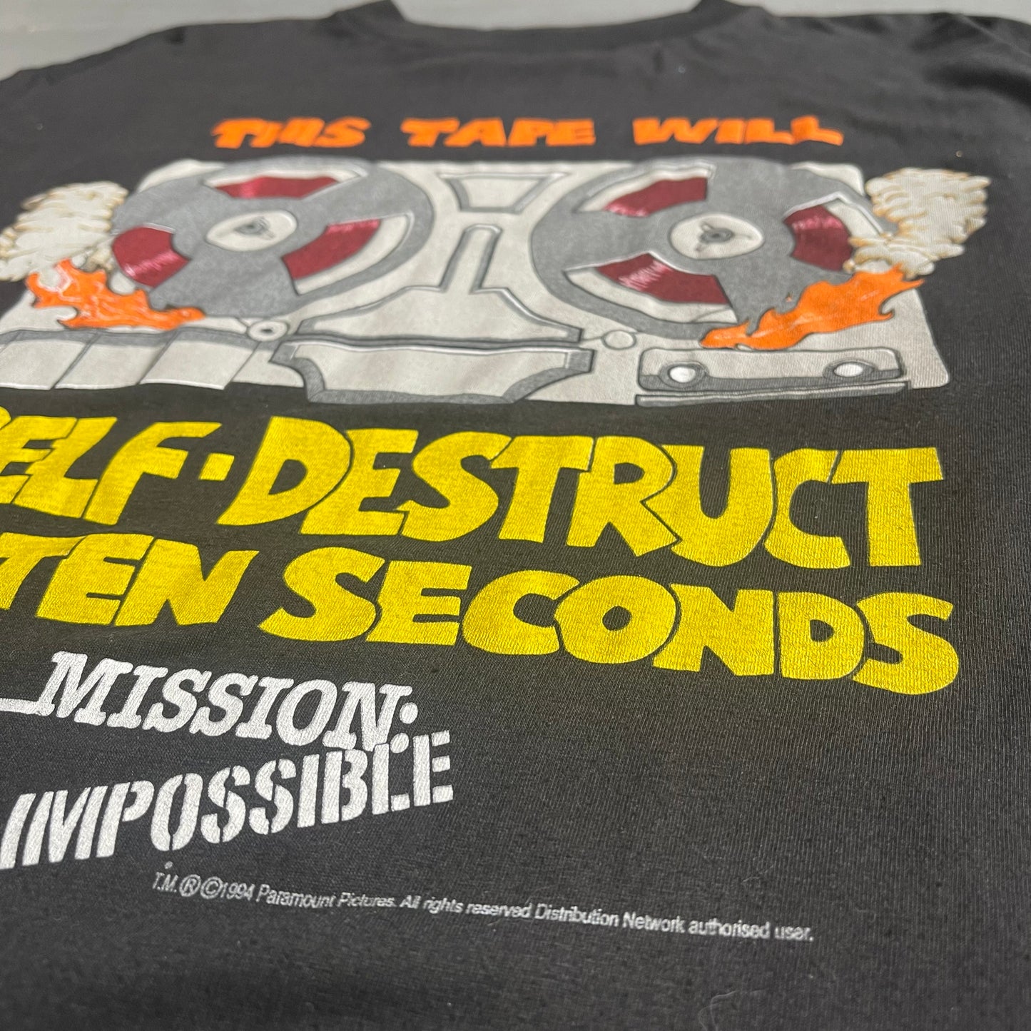 1994 Mission Impossible self destruct T-shirt (XL)