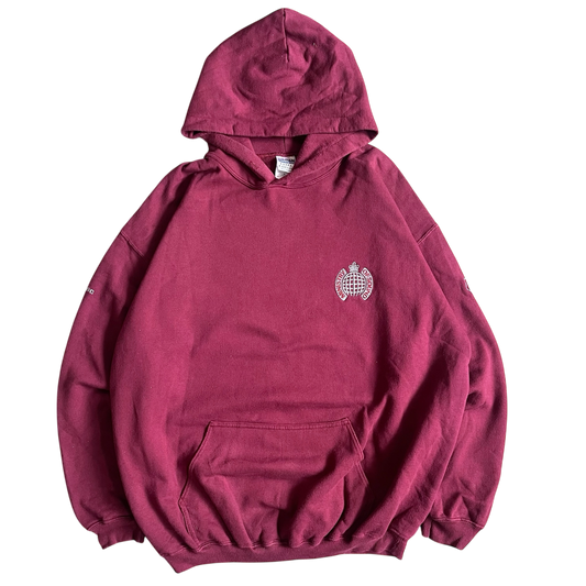 Early 2000s Ministry Of Sound smiley hoodie (XL)