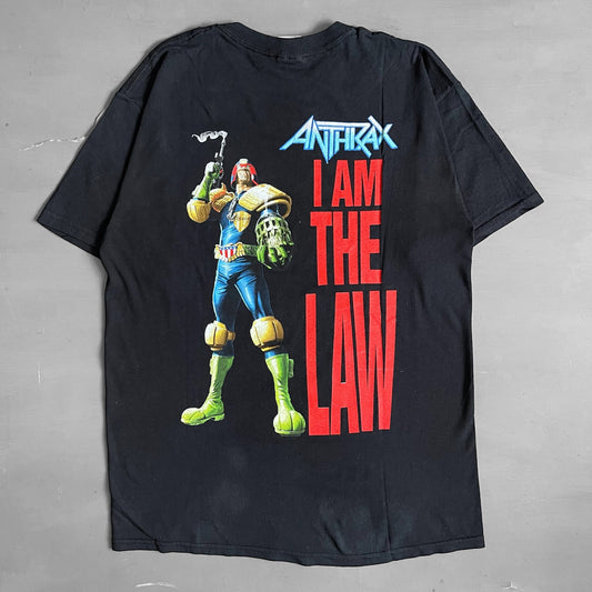 2000s ANTHRAX I am the law T-shirt (M/L)