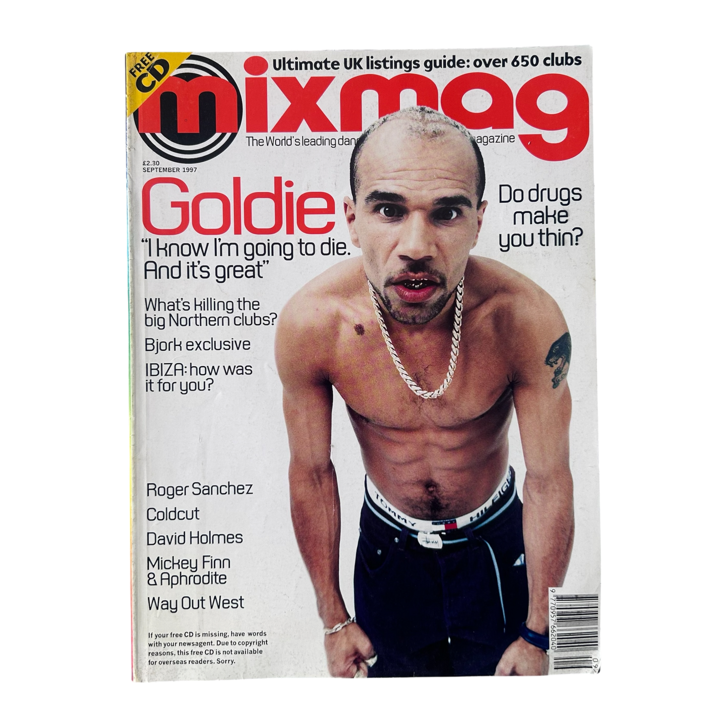 1997 Mixmag Goldie magazine