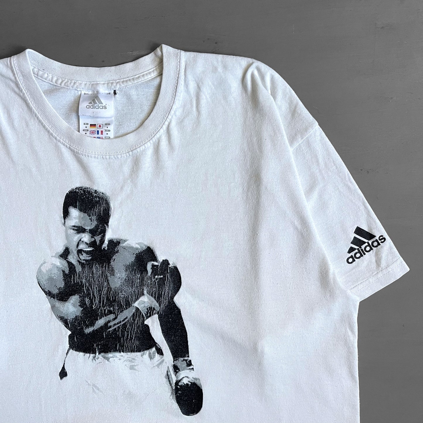 2002 Muhammad Ali Adidas impossible is nothing T-shirt (M)