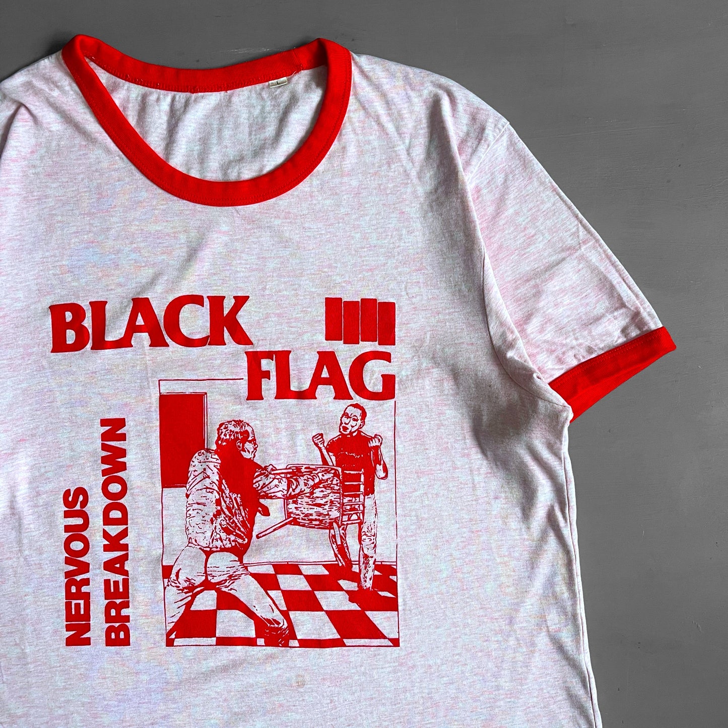 2000s Black Flag nervous breakdown T-shirt (M/L)