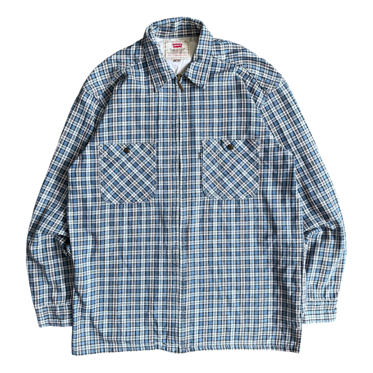 1990s Levi’s zip flannel shirt (XL)