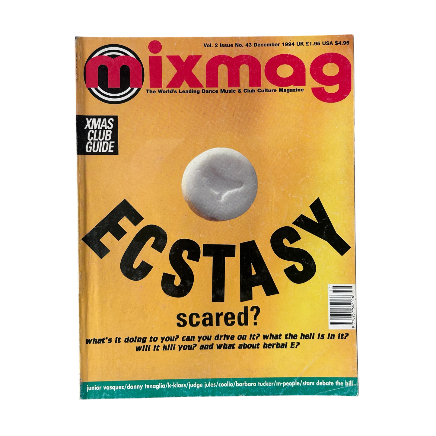 1994 Ecstasy Mixmag magazine