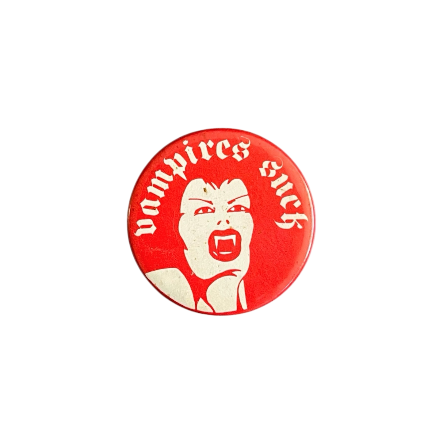 1990s Vampires suck pin badge