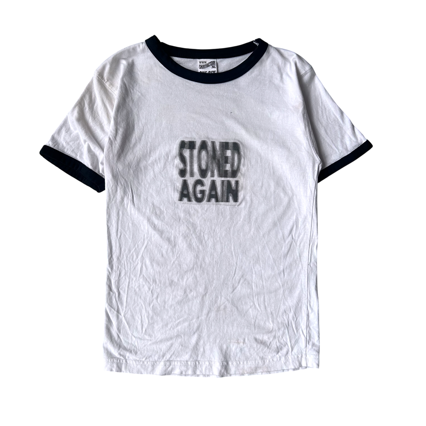 2000s Stoned Again baby T-shirt (XS)