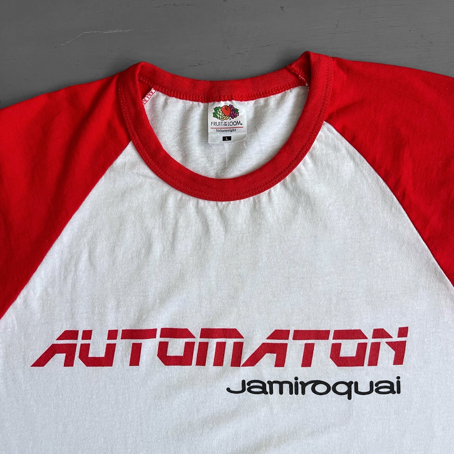 2017 Jamiroquai automation baseball T-shirt (L)