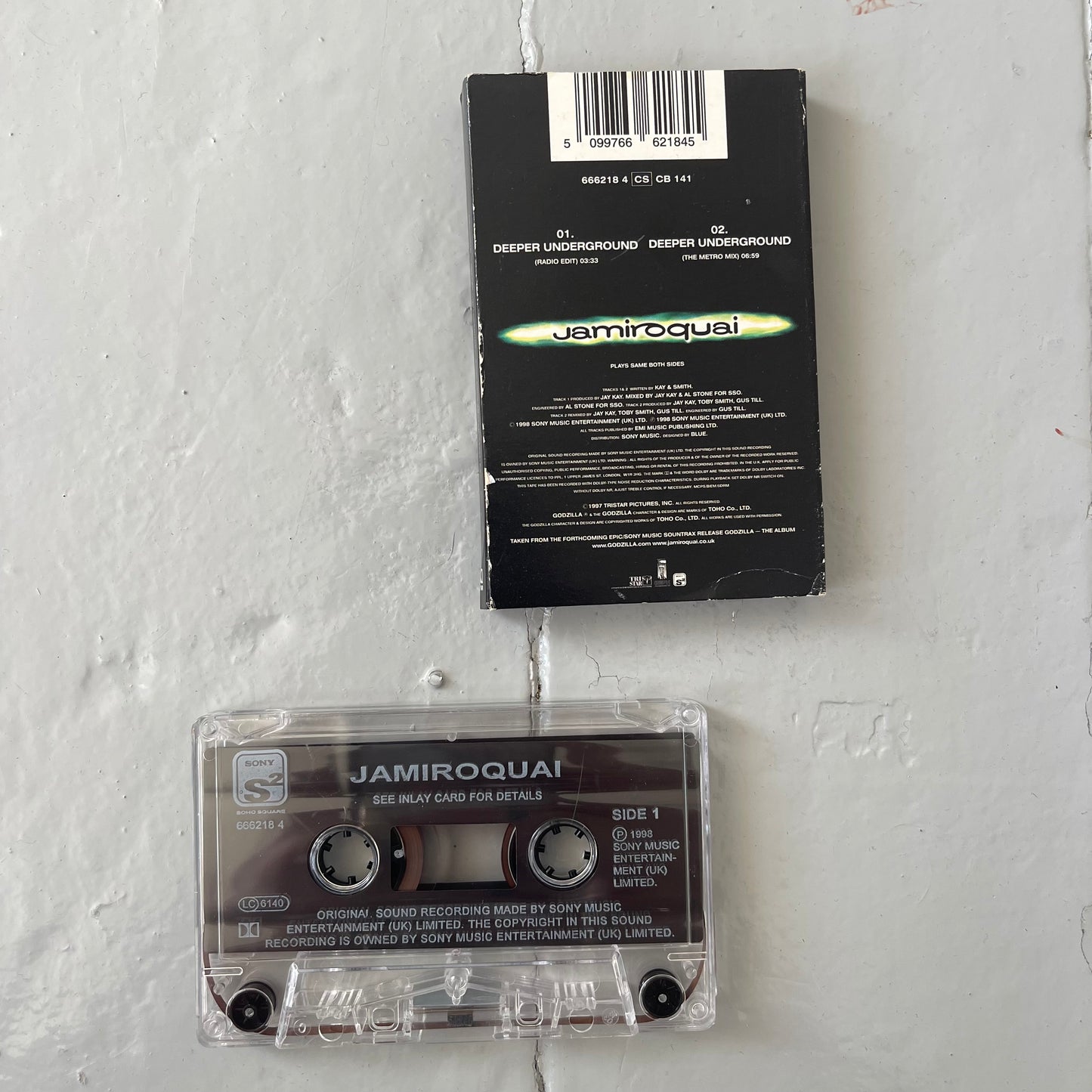 1998 Jamiroquai / Godzilla cassette