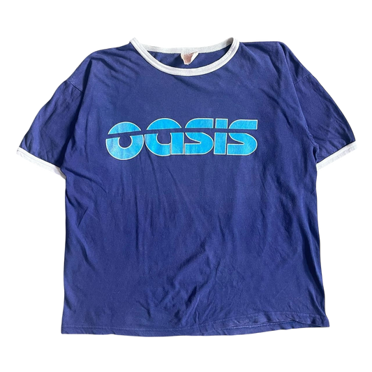 2002 Oasis ringer T-shirt (L/XL)