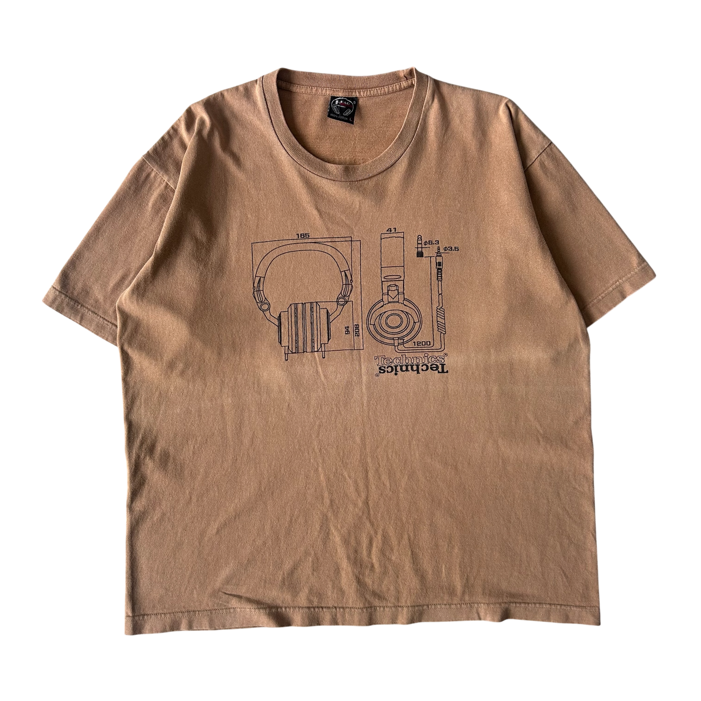 2000s Technics turntable T-shirt (M/L)