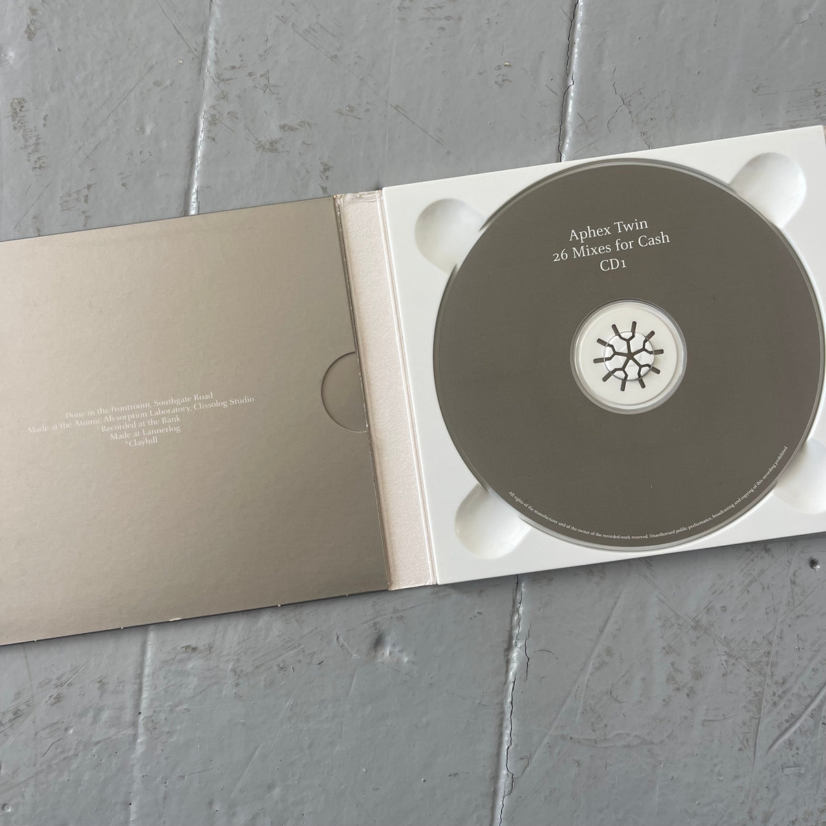 2003 Aphex Twin 26 mixes for cash CD’s