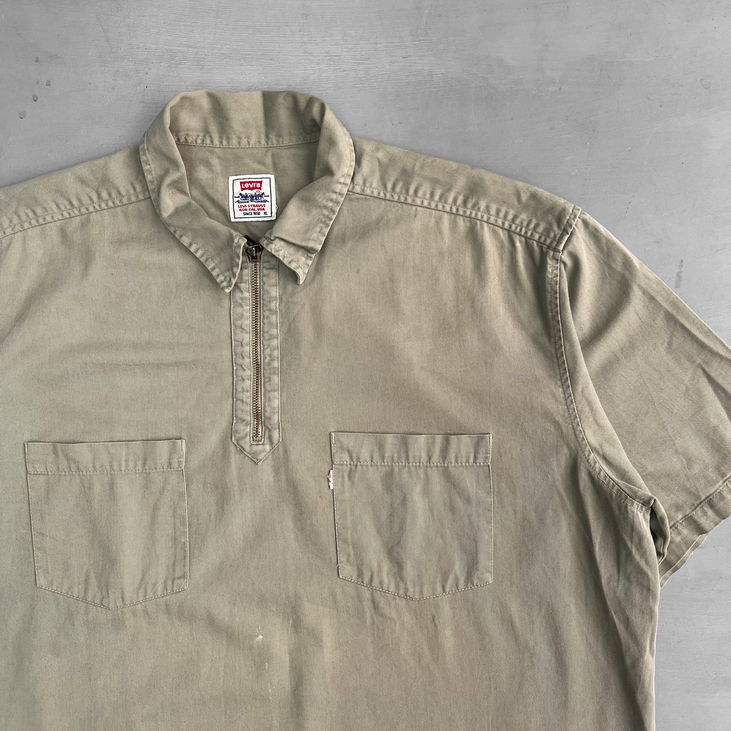 1990s Levi’s military zip shirt (XL)