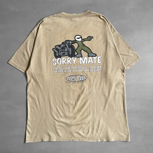 2000s 105 DB Sorry mate T-shirt (XL)