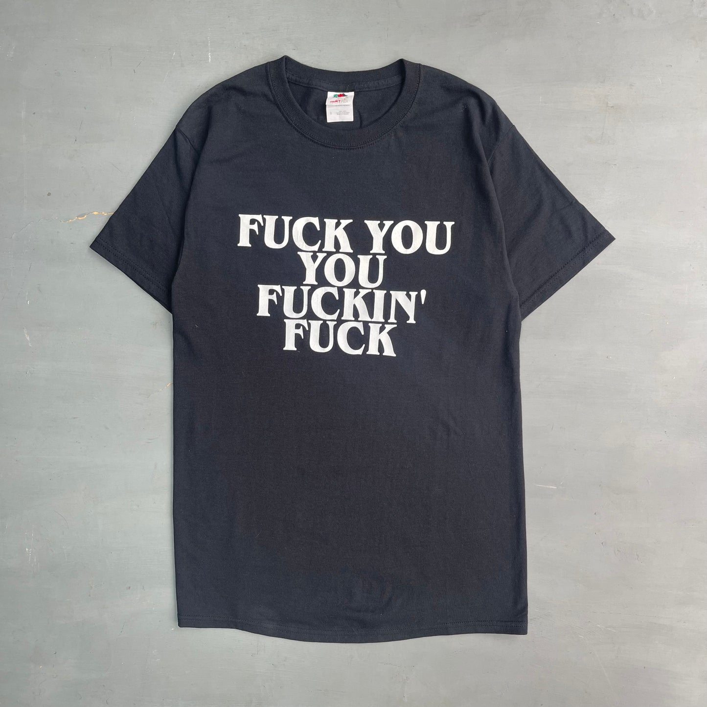 2000s Fuck you you fucking fuck T-shirt (S)