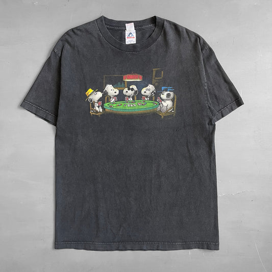 1990s Snoopy casino T-Shirt (M/L)