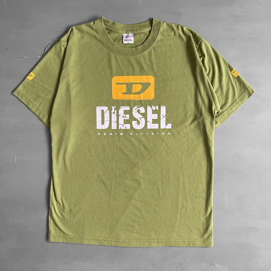 2000s Diesel denim division T-shirt (L)