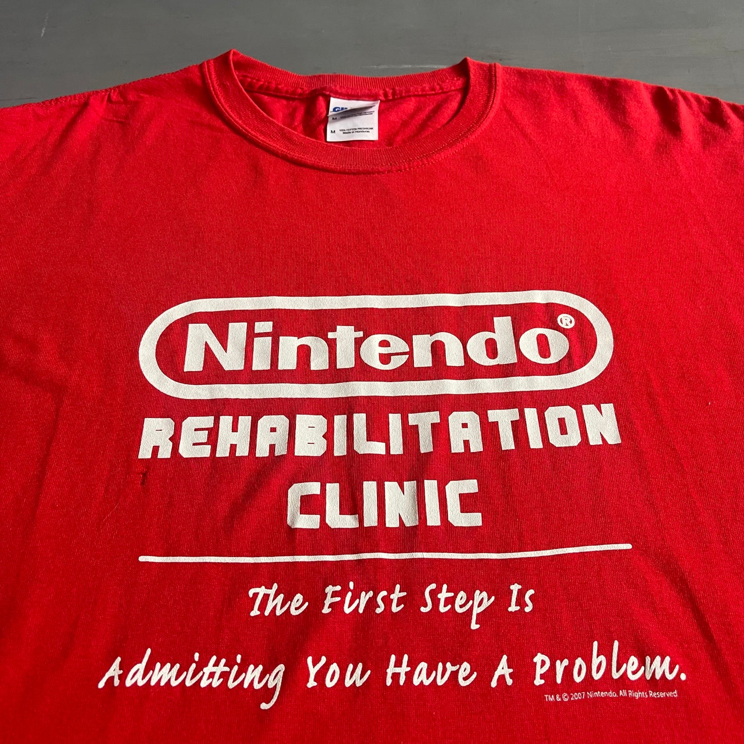 2007 Nintendo rehabilitation T-shirt (M)