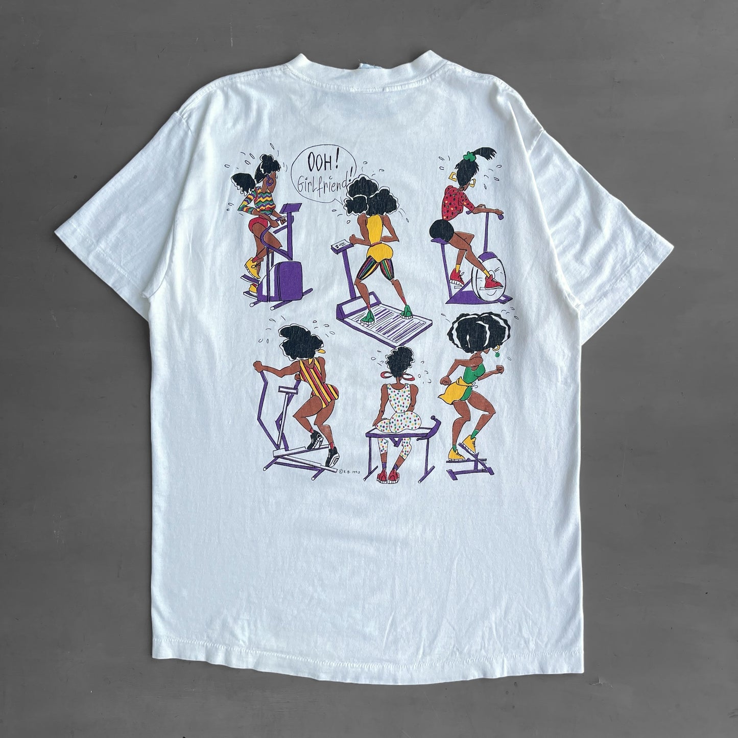 1992 ooh girlfriend workout T-Shirt (XL)