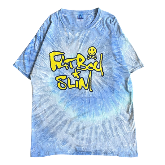 Mid 2000s Fatboy Slim tie-dye T-shirt (L)