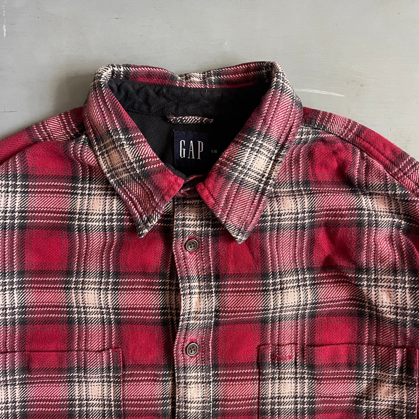 2001 GAP flannel lumberjack shirt (L/XL)